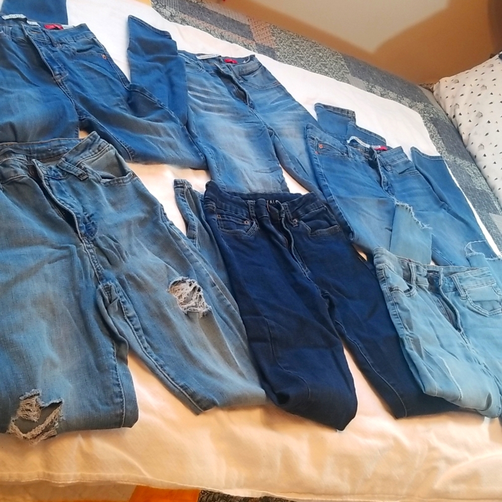 Lot of 6 Skinny Jeans XS